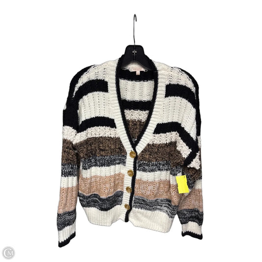 Cardigan By Skies Are Blue In Brown & White, Size: Xs