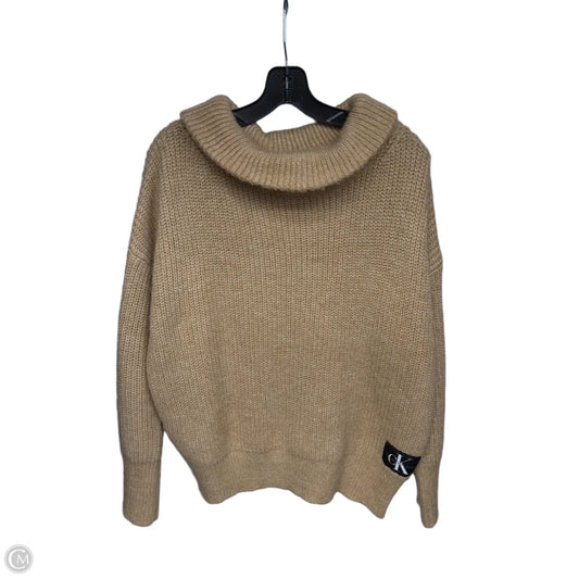 Sweater By Calvin Klein In Brown, Size: S
