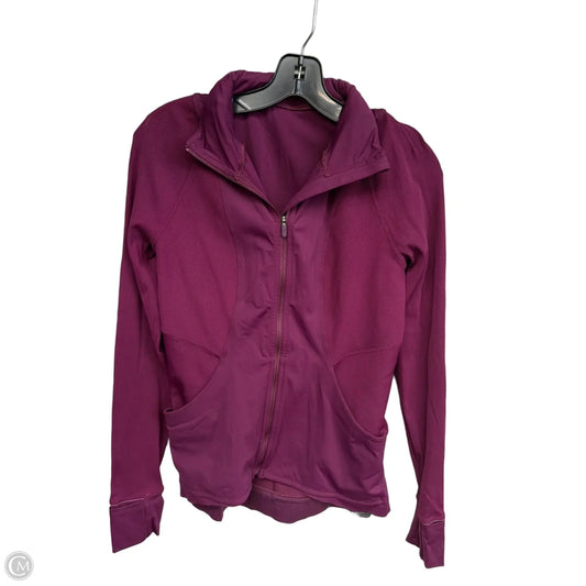 Athletic Jacket By Lululemon In Purple, Size: 8