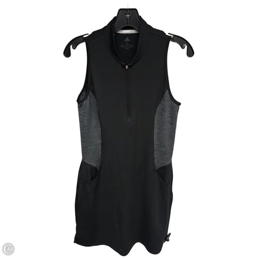 Athletic Dress By Adidas In Black, Size: S