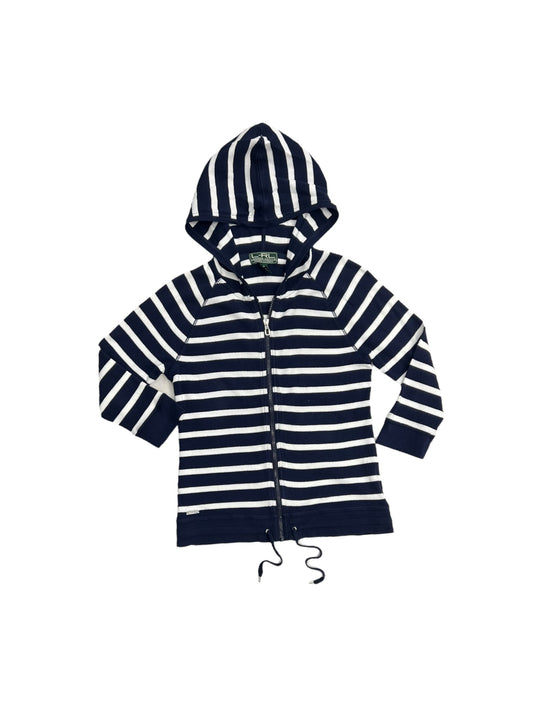 Navy Sweatshirt Hoodie Lauren By Ralph Lauren, Size M