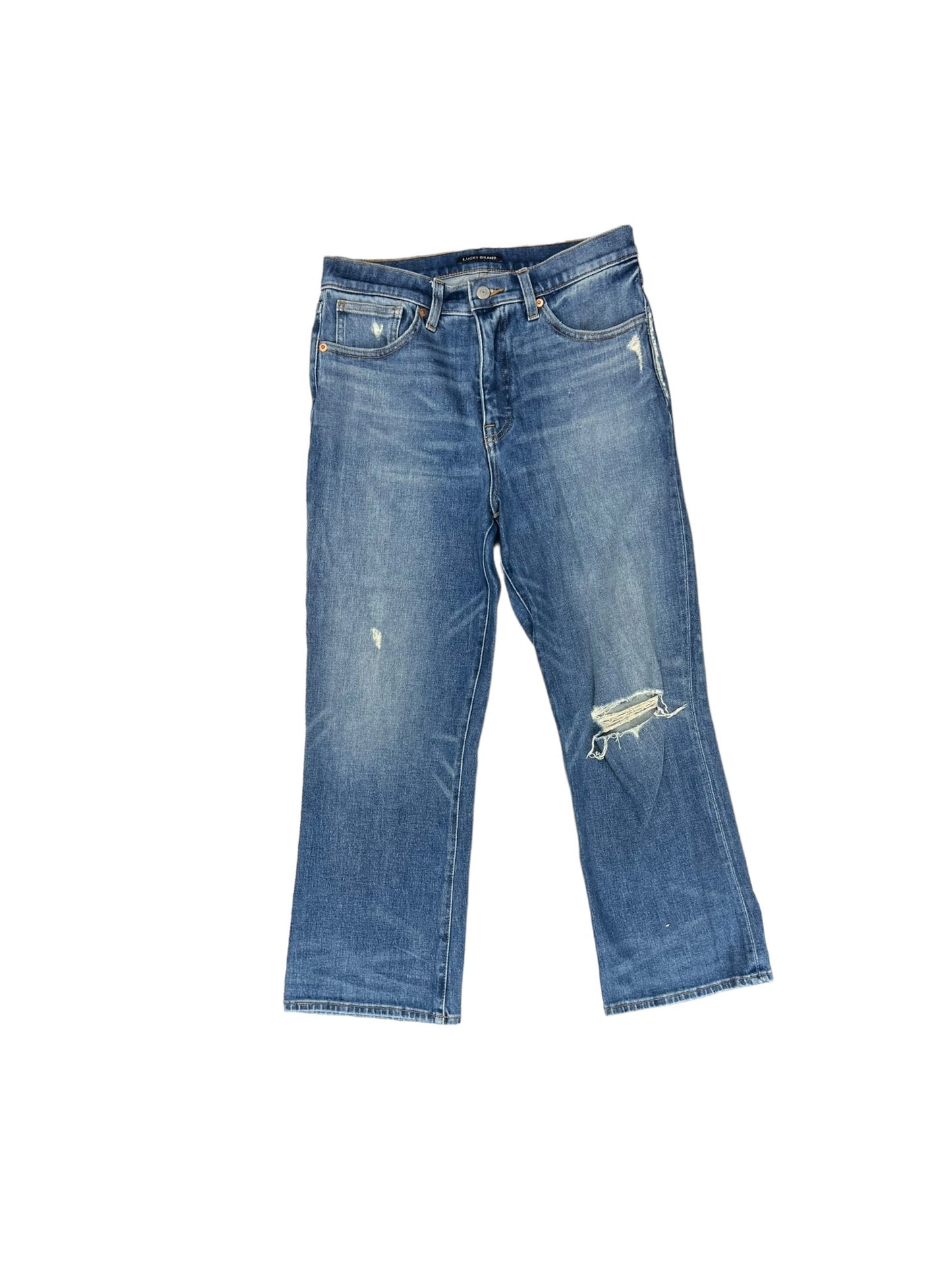 Blue Jeans Cropped Lucky Brand, Size 10