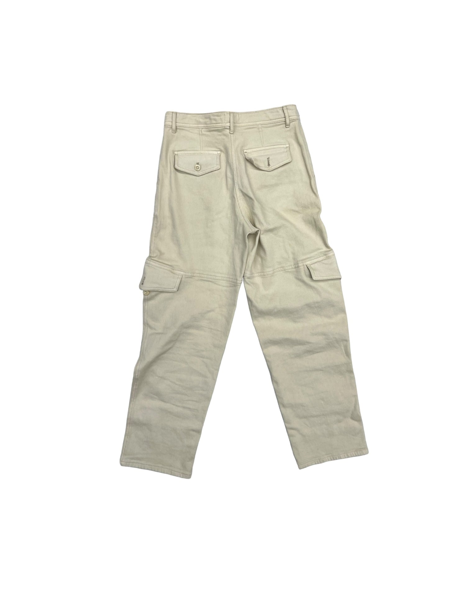 Cream Pants Cargo & Utility Wilfred, Size 8