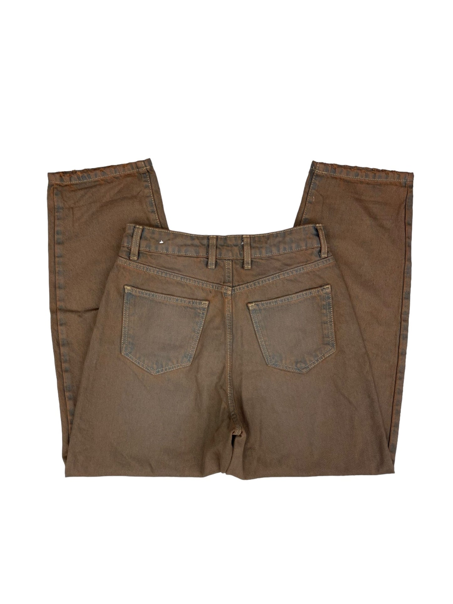 Jeans Balloon Denim By Mng In Brown Size: 4