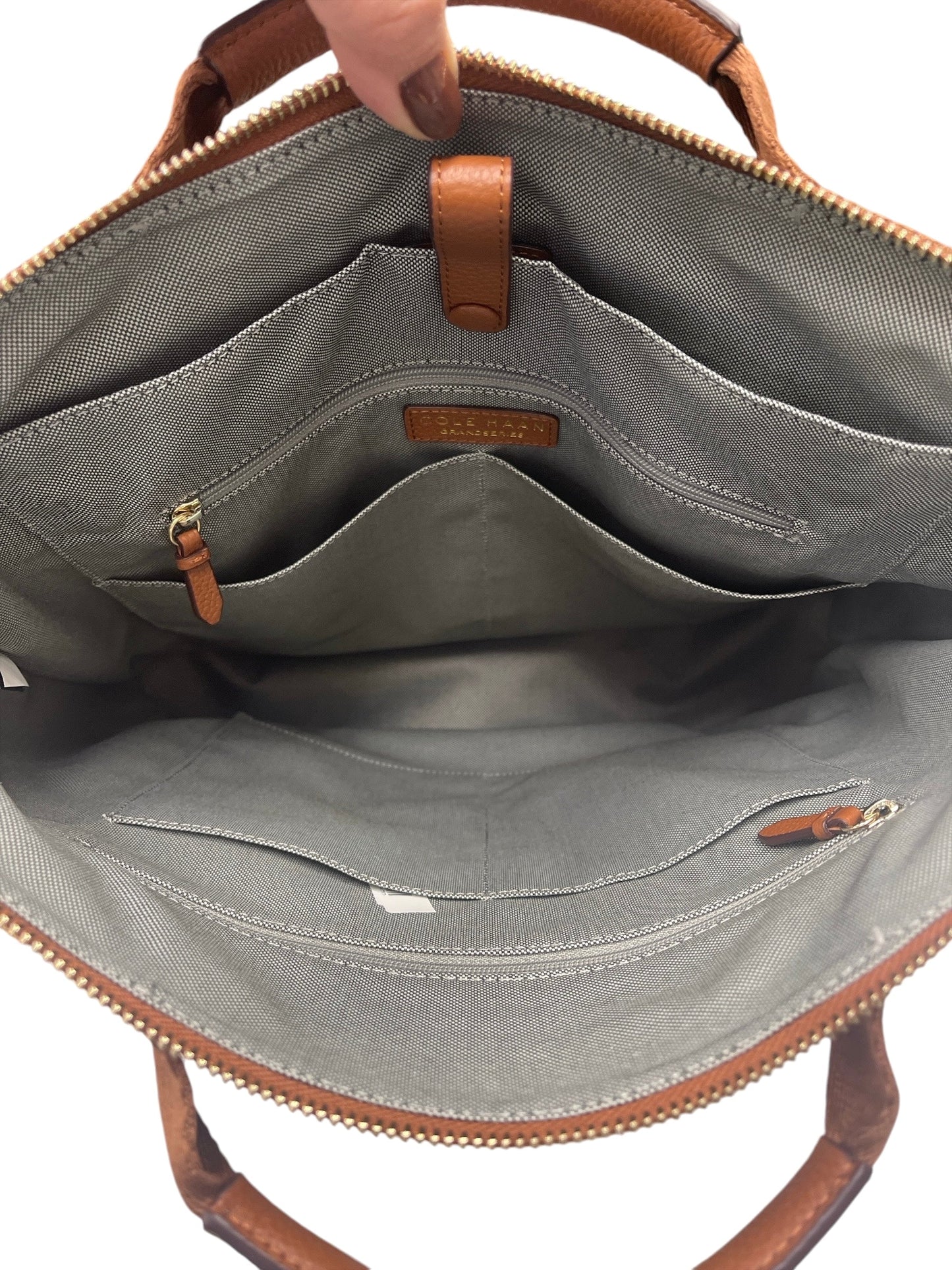 Handbag Leather By Brighton, Size: Small