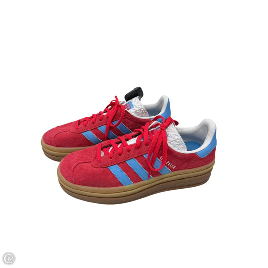 Shoes Sneakers By Adidas In Red & White, Size: 8