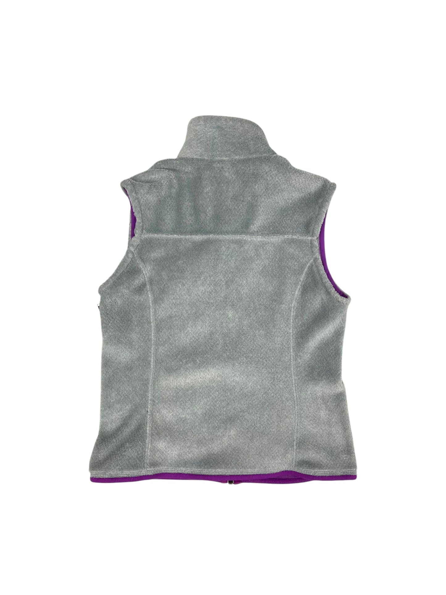 Vest Fleece By Patagonia In Grey & Purple, Size: M