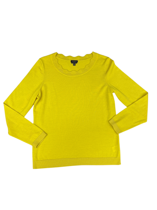 Sweater By Talbots In Yellow, Size: M