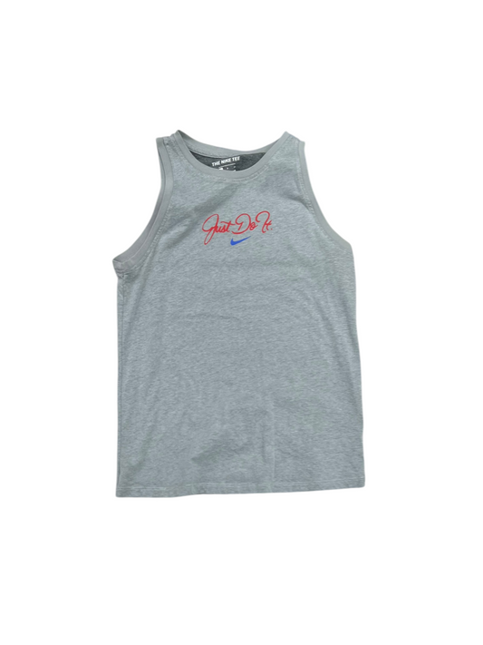 Athletic Tank Top By Nike Apparel In Grey, Size: S