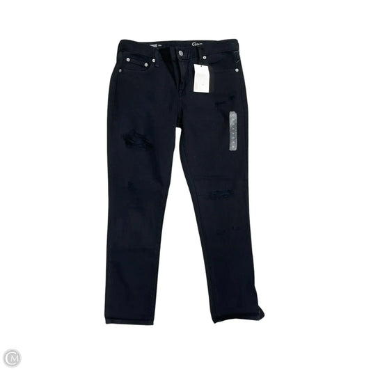 Jeans Straight By Gap In Black, Size: 28