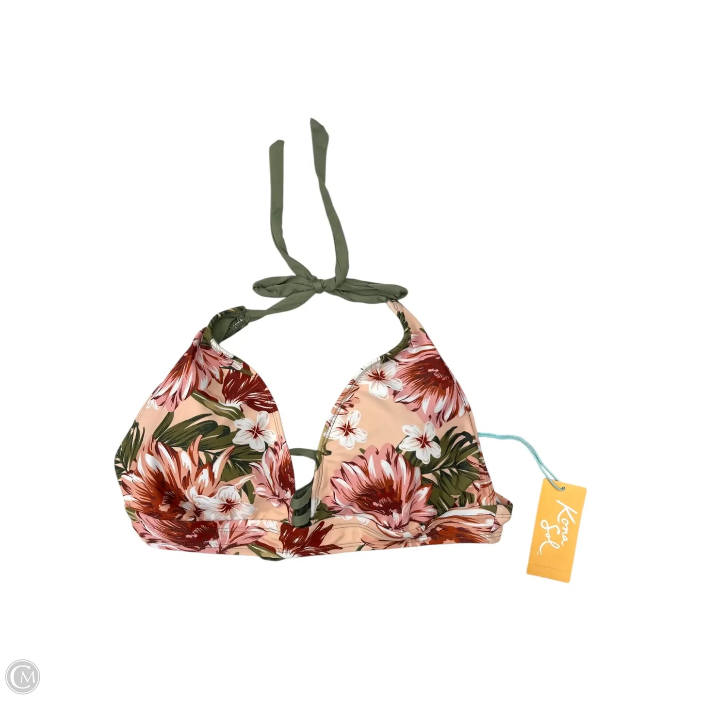 Swimsuit Top By Kona Sol In Pink & Purple, Size: L