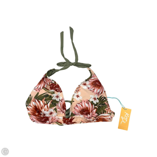 Swimsuit Top By Kona Sol In Pink & Purple, Size: L