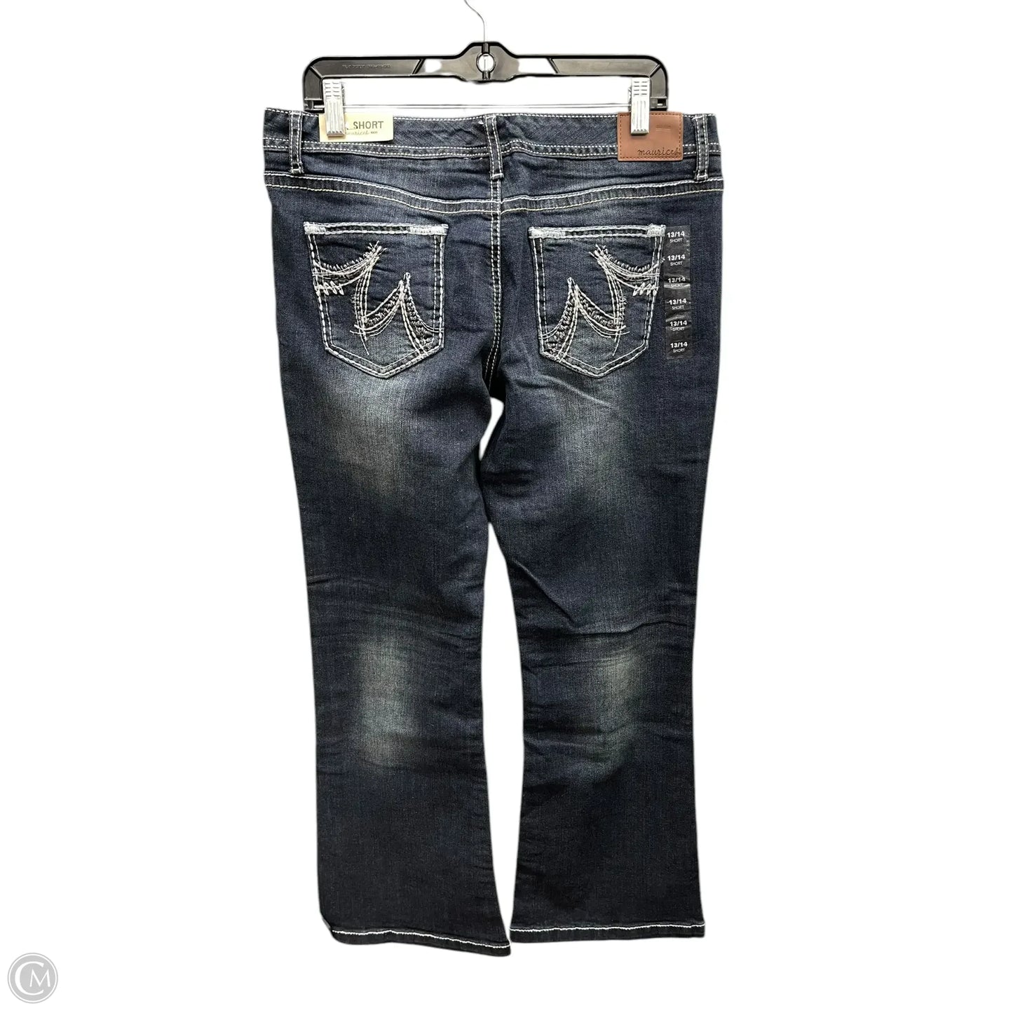 Jeans Boot Cut By Maurices In Blue Denim, Size: 14