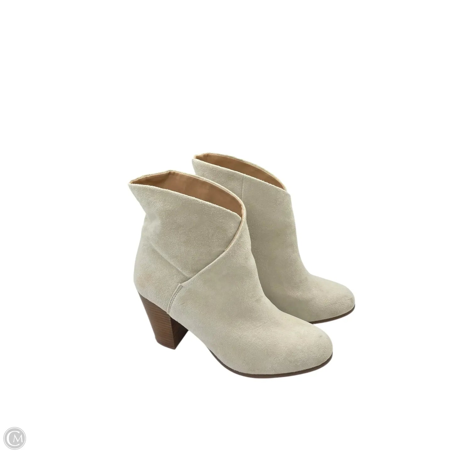 Boots Ankle Heels By Joes Jeans In Cream, Size: 10