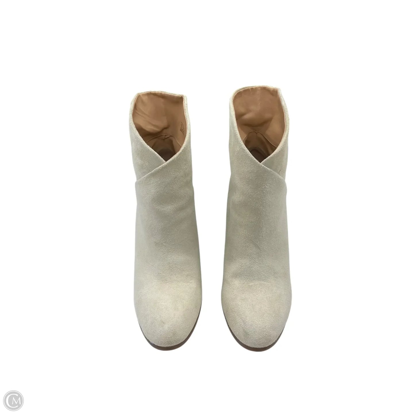 Boots Ankle Heels By Joes Jeans In Cream, Size: 10
