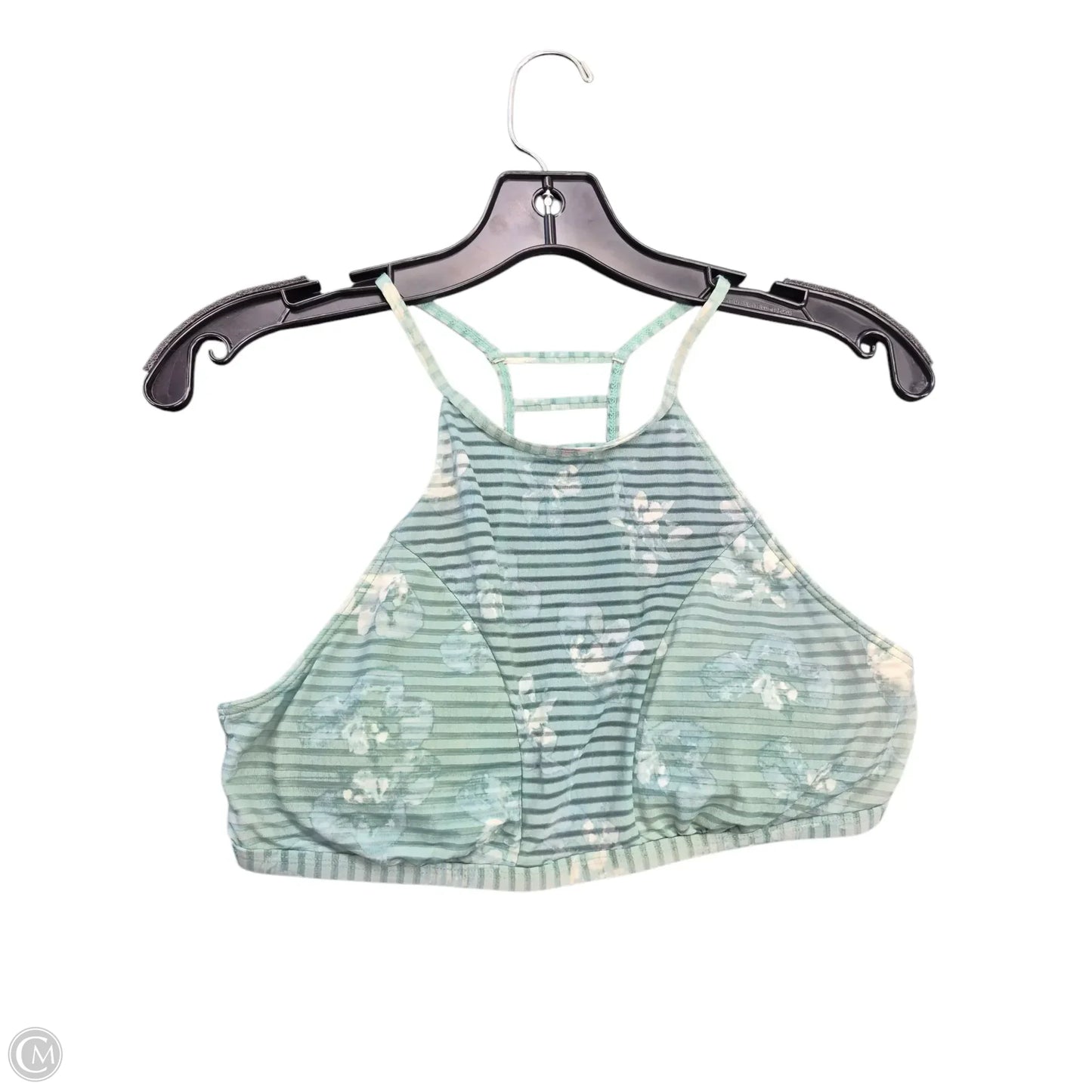 Swimsuit Top By Clothes Mentor In Green, Size: M