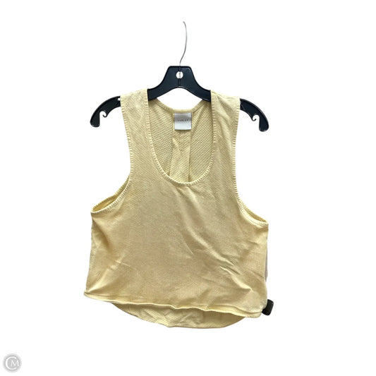 Athletic Tank Top By Varley In Yellow, Size: S