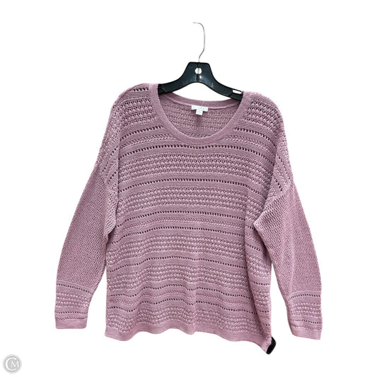 Sweater By J. Jill In Pink, Size: L
