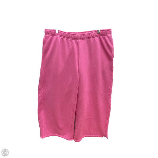 Athletic Pants By Universal Thread In Pink, Size: L
