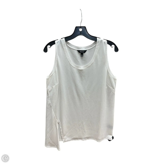 Top Sleeveless By Simply Vera In White, Size: M