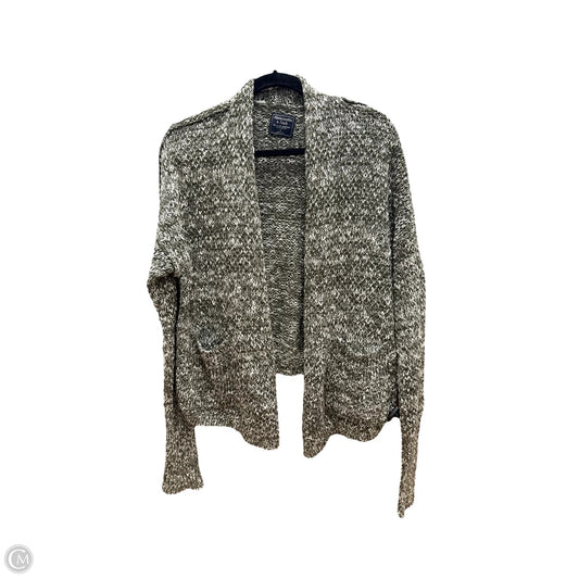 Cardigan By Abercrombie And Fitch In Green & White, Size: L
