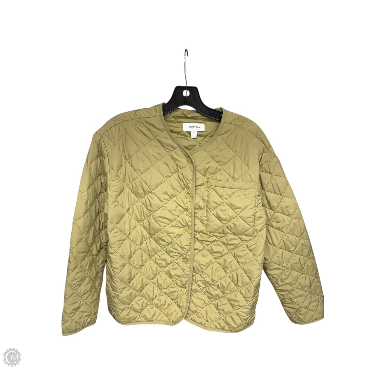Jacket Puffer & Quilted By Nordstrom In Green, Size: Xxs