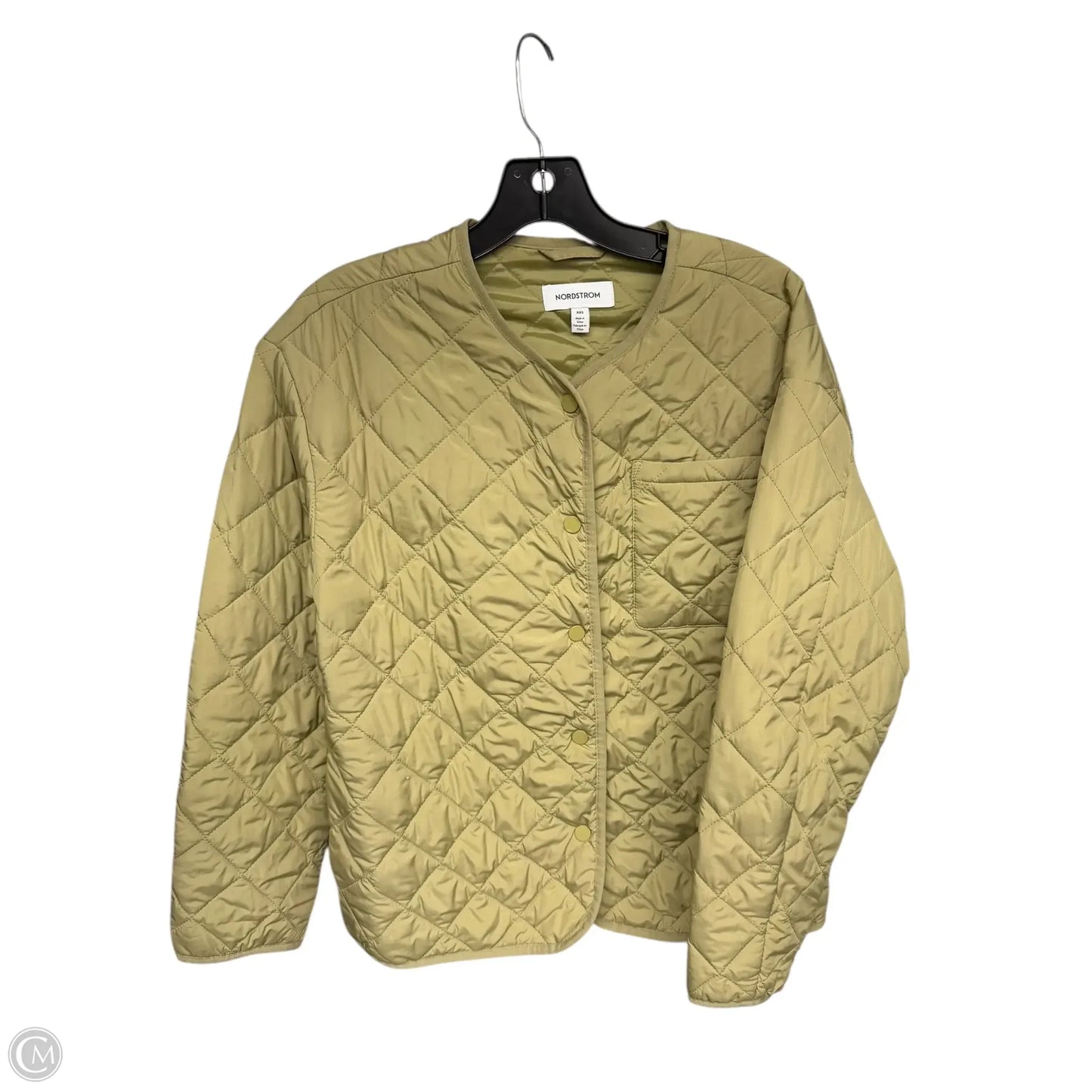 Jacket Puffer & Quilted By Nordstrom In Green, Size: Xxs