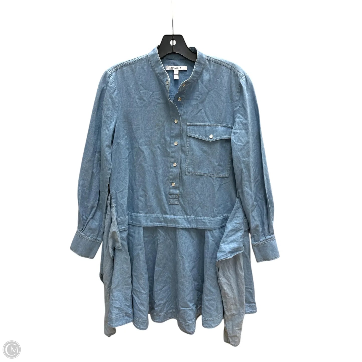 Dress Designer By Derek Lam In Blue Denim, Size: 0