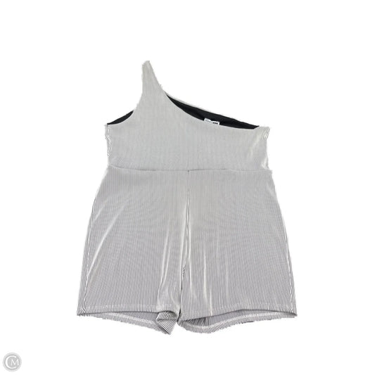 Romper By Fashion Nova In Black & White, Size: 3x