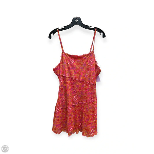 Dress Casual Short By Wild Fable In Orange & Pink, Size: L