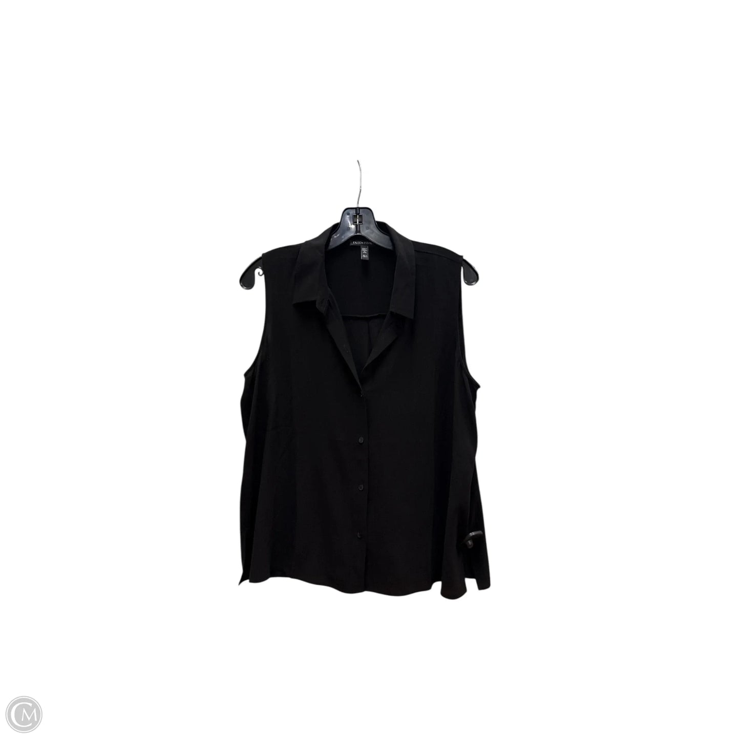 Top Sleeveless By Eileen Fisher In Black, Size: S