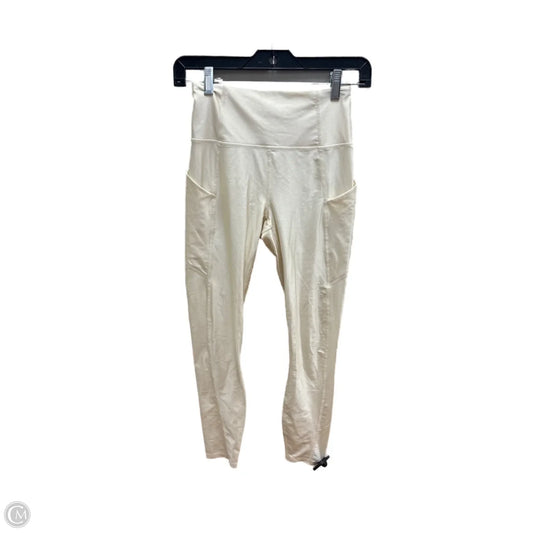 Athletic Leggings By Fabletics In White, Size: Xs
