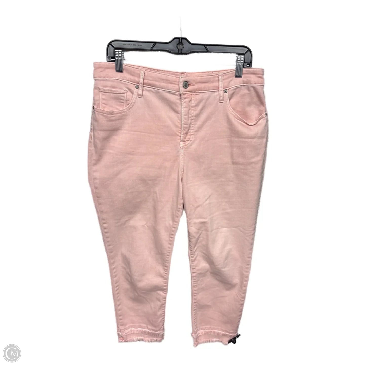 Jeans Cropped By Chicos In Pink, Size: 10