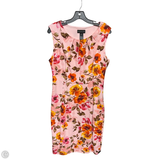 Dress Casual Midi By Clothes Mentor In Pink, Size: 14