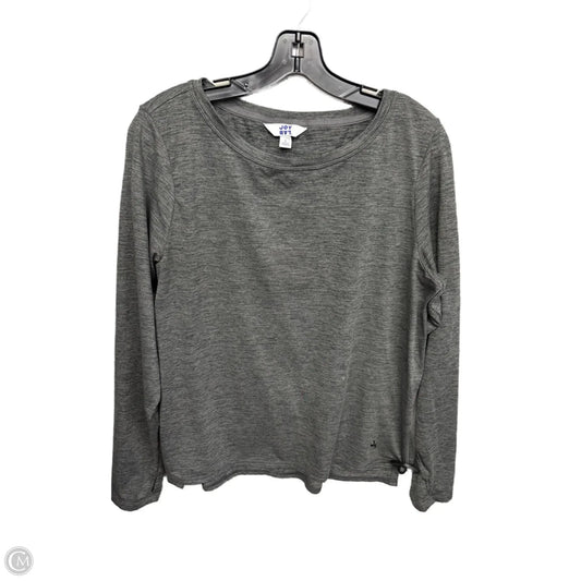Athletic Top Long Sleeve Crewneck By Joy Lab In Grey, Size: L