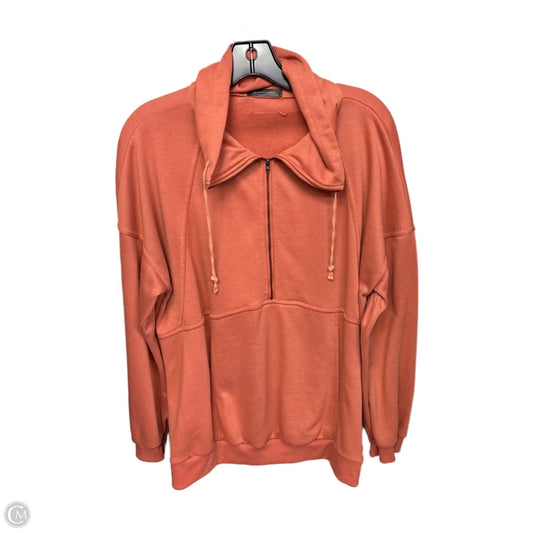 Sweatshirt Hoodie By Clothes Mentor In Orange, Size: Xl
