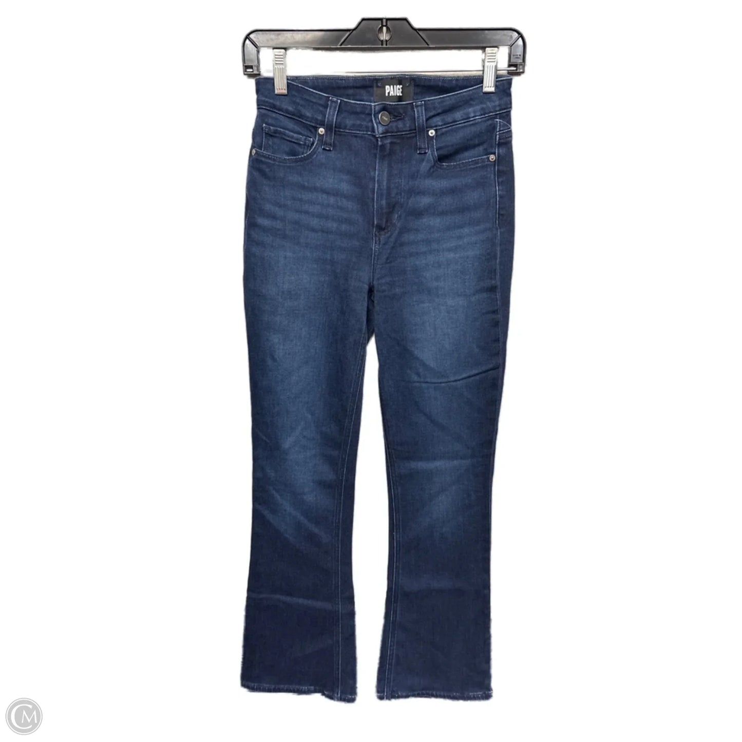 Jeans Flared By Paige In Blue Denim, Size: 2