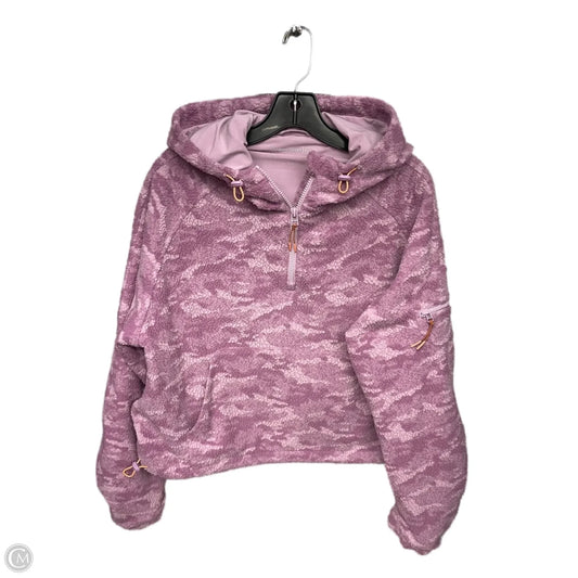 Sweatshirt Hoodie By Outdoor Voices In Pink, Size: L