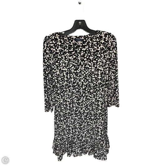 Dress Party Midi By Tommy Hilfiger In Black & Cream, Size: 6