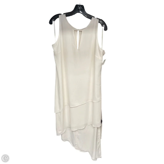 Dress Party Long By White House Black Market In Cream, Size: L
