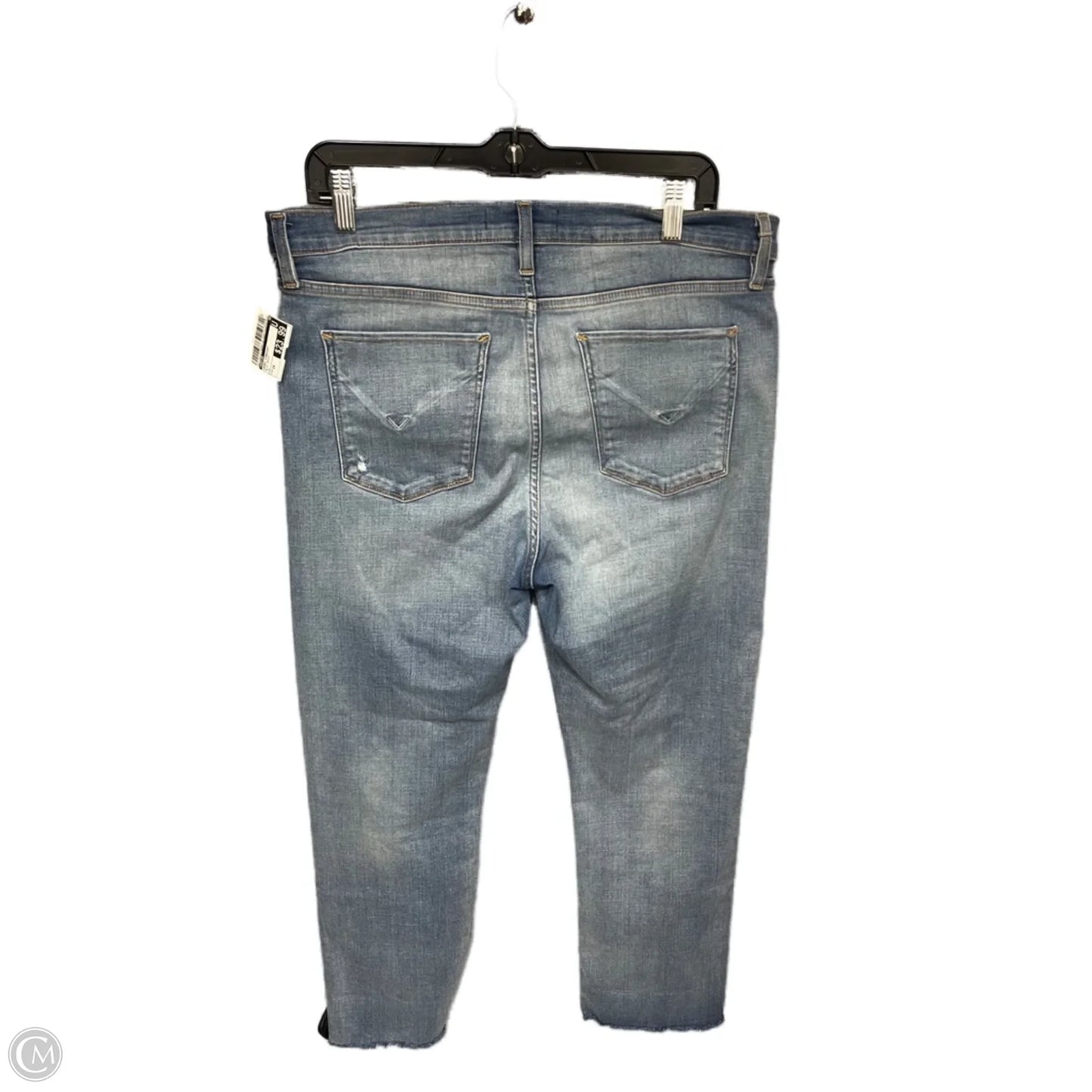 Jeans Straight By Hudson In Blue Denim, Size: 14