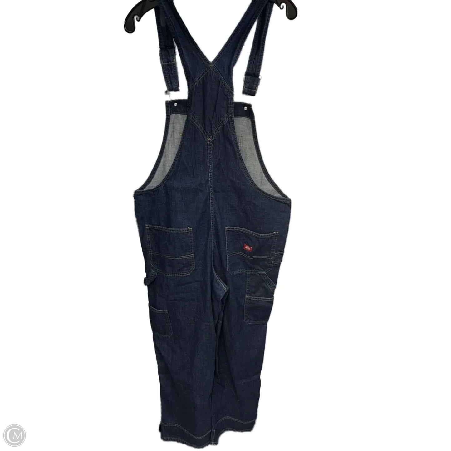 Overalls By Dickies In Blue Denim, Size: L
