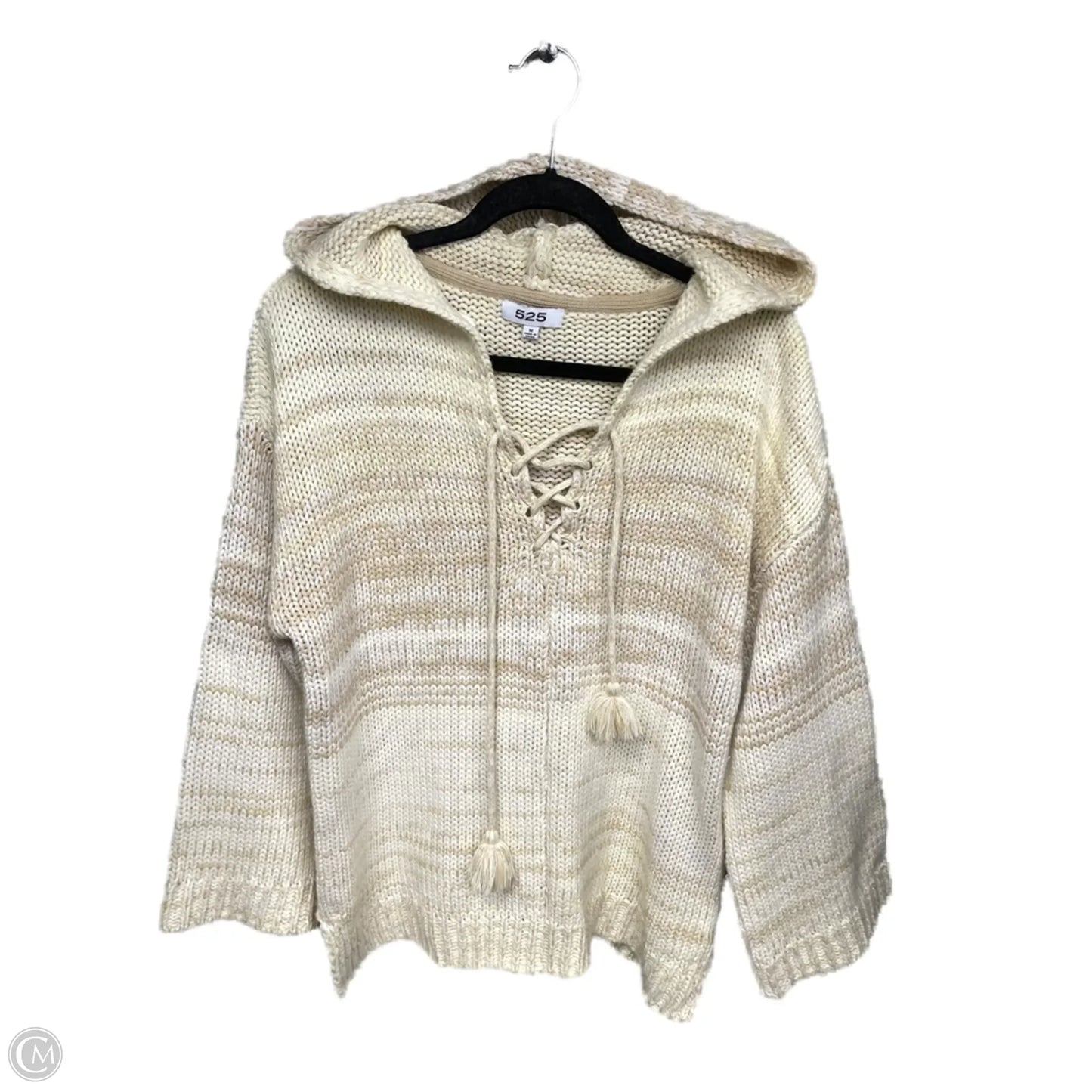Sweater By 525 America In Cream, Size: M