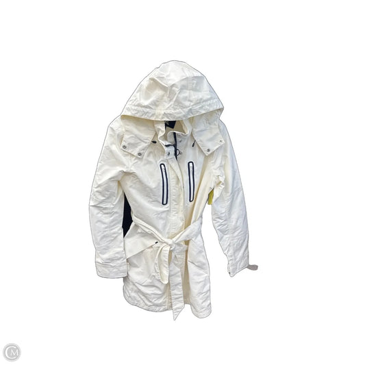 Jacket Windbreaker By Lands End In White, Size: S