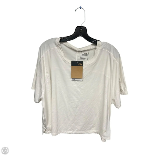 Athletic Top Short Sleeve By The North Face In White, Size: 2x