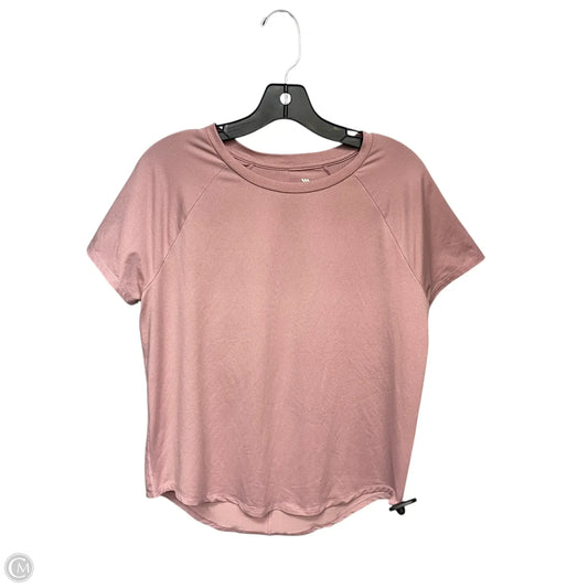 Athletic Top Short Sleeve By All In Motion In Pink, Size: M