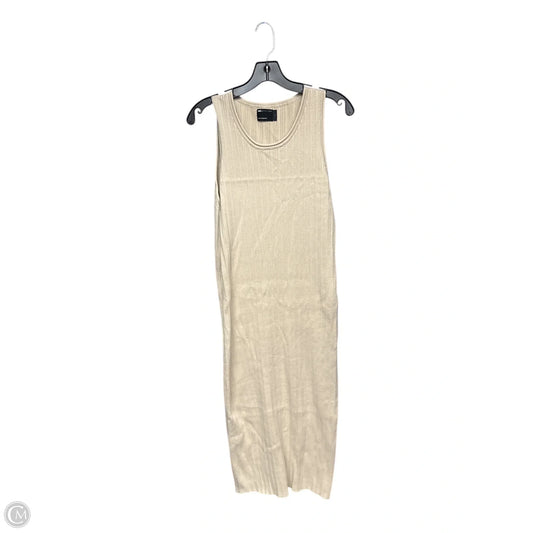 Dress Casual Midi By Asos In Cream, Size: L