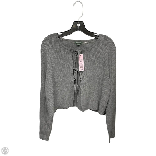 Cardigan By Wild Fable In Grey, Size: 2x
