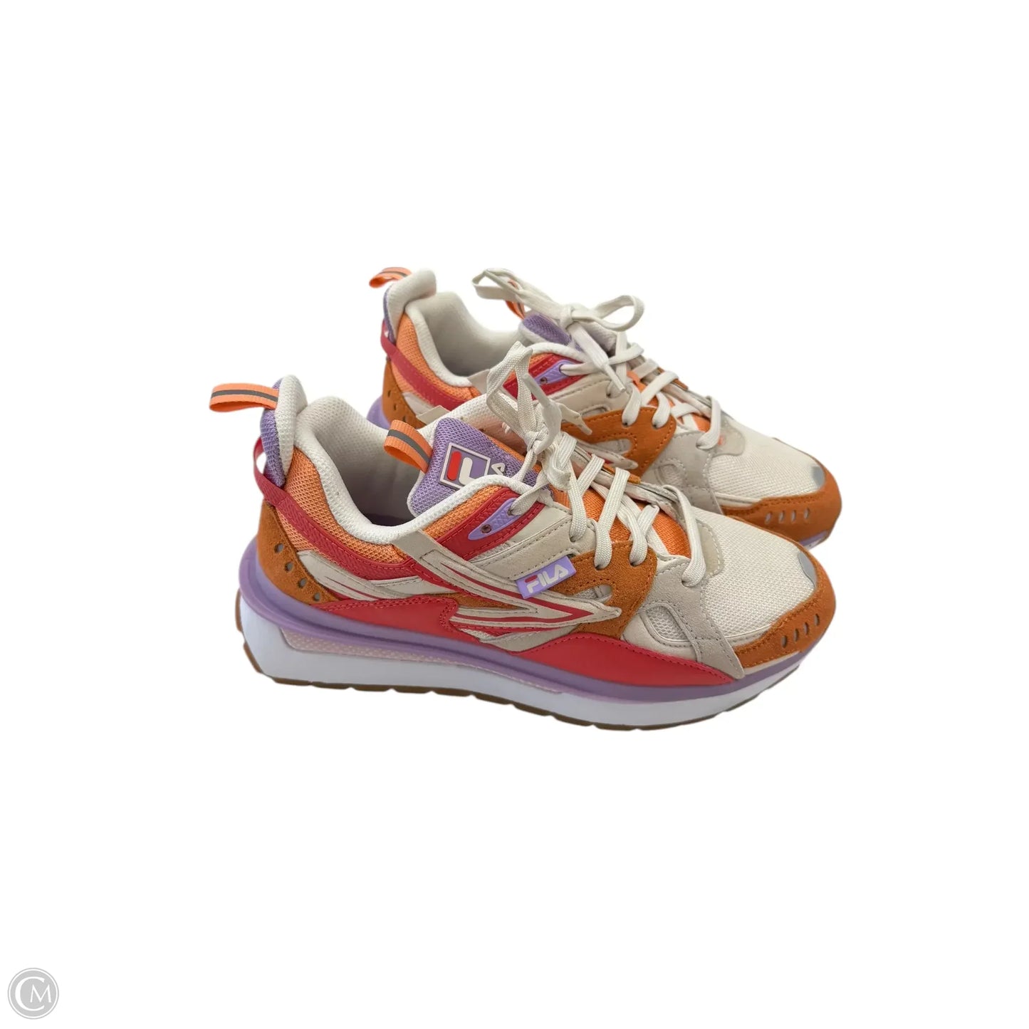 Shoes Sneakers By Fila In Pink & Purple, Size: 8.5