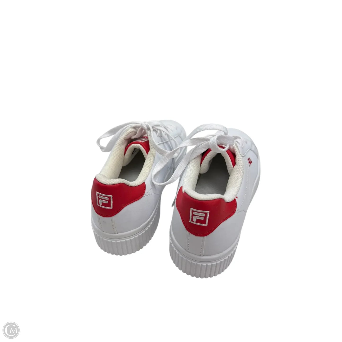 Shoes Sneakers By Fila In Red & White, Size: 7.5